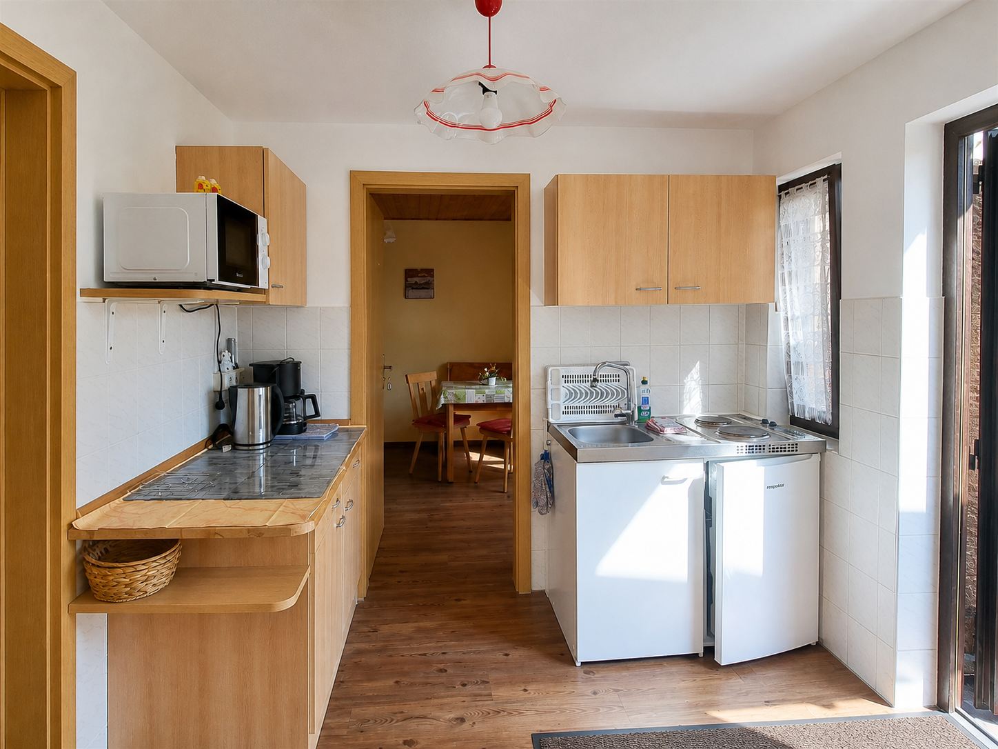 Küchenzeile der Ferienwohnung